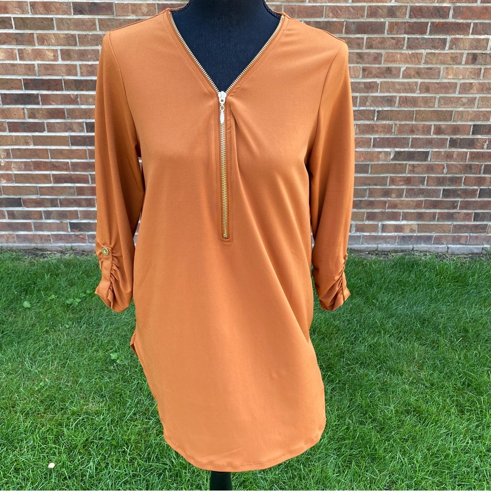 Marlo Zipper Collar Blouse